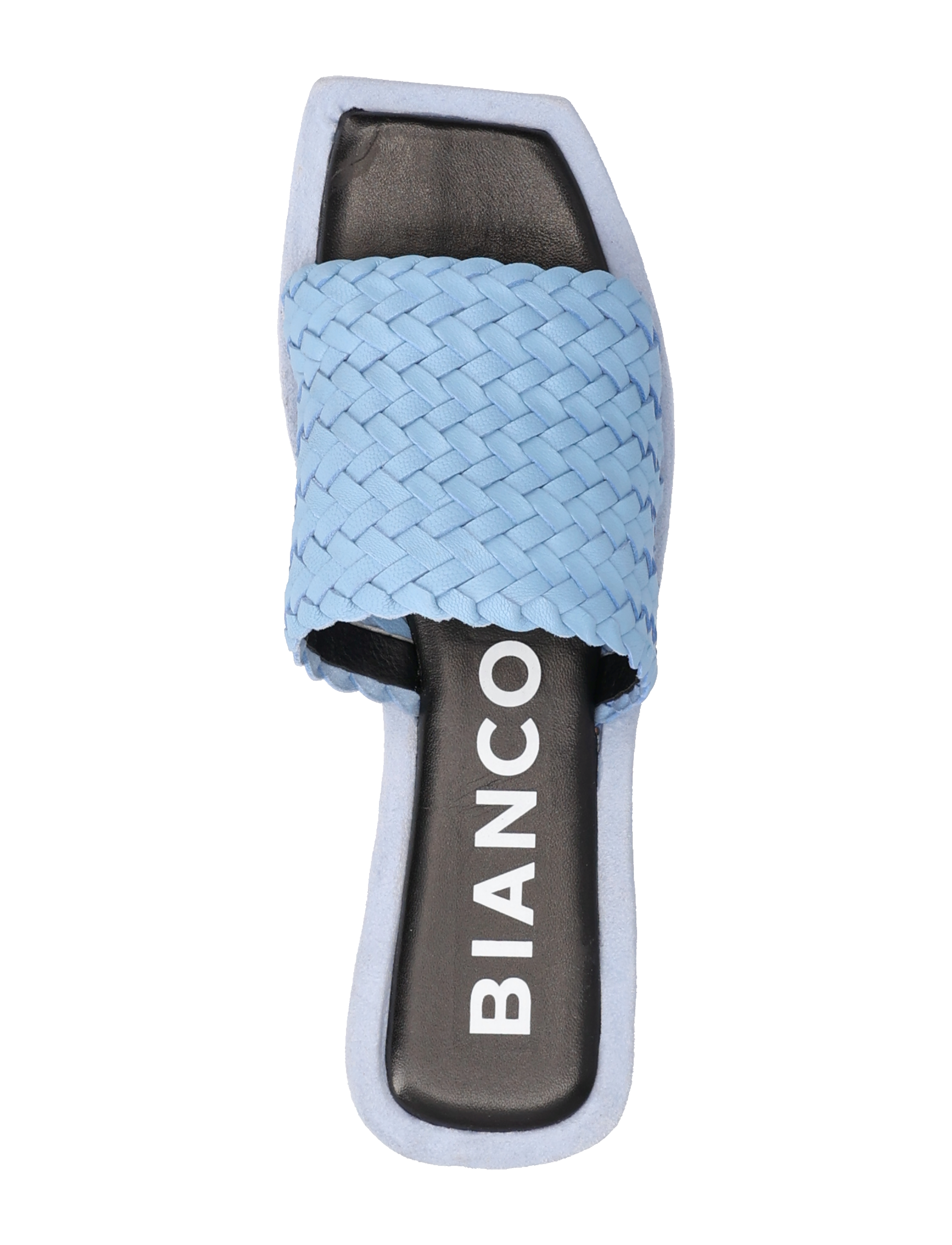Bianco - BIALILLIE Braided Slide Leather - light blue - 3