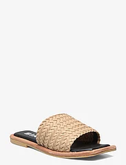 Bianco - BIALILLIE Braided Slide Smooth Leather - flat sandals - sand - 0