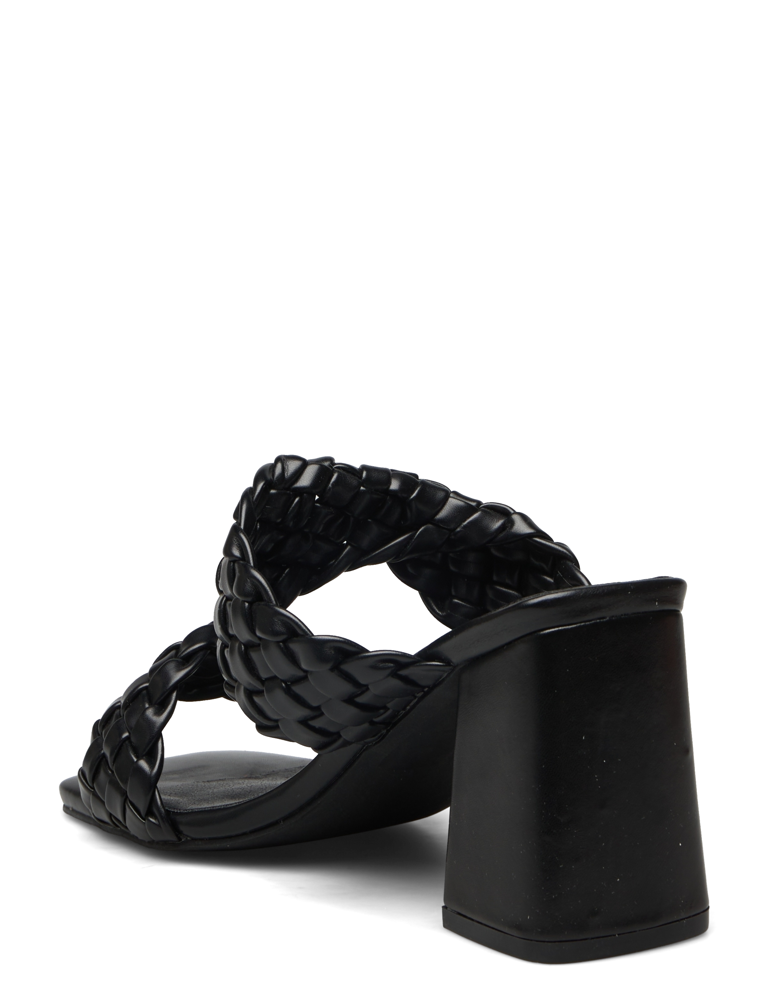 Bianco - BIAJOYCE Braided Mule PU - black - 2