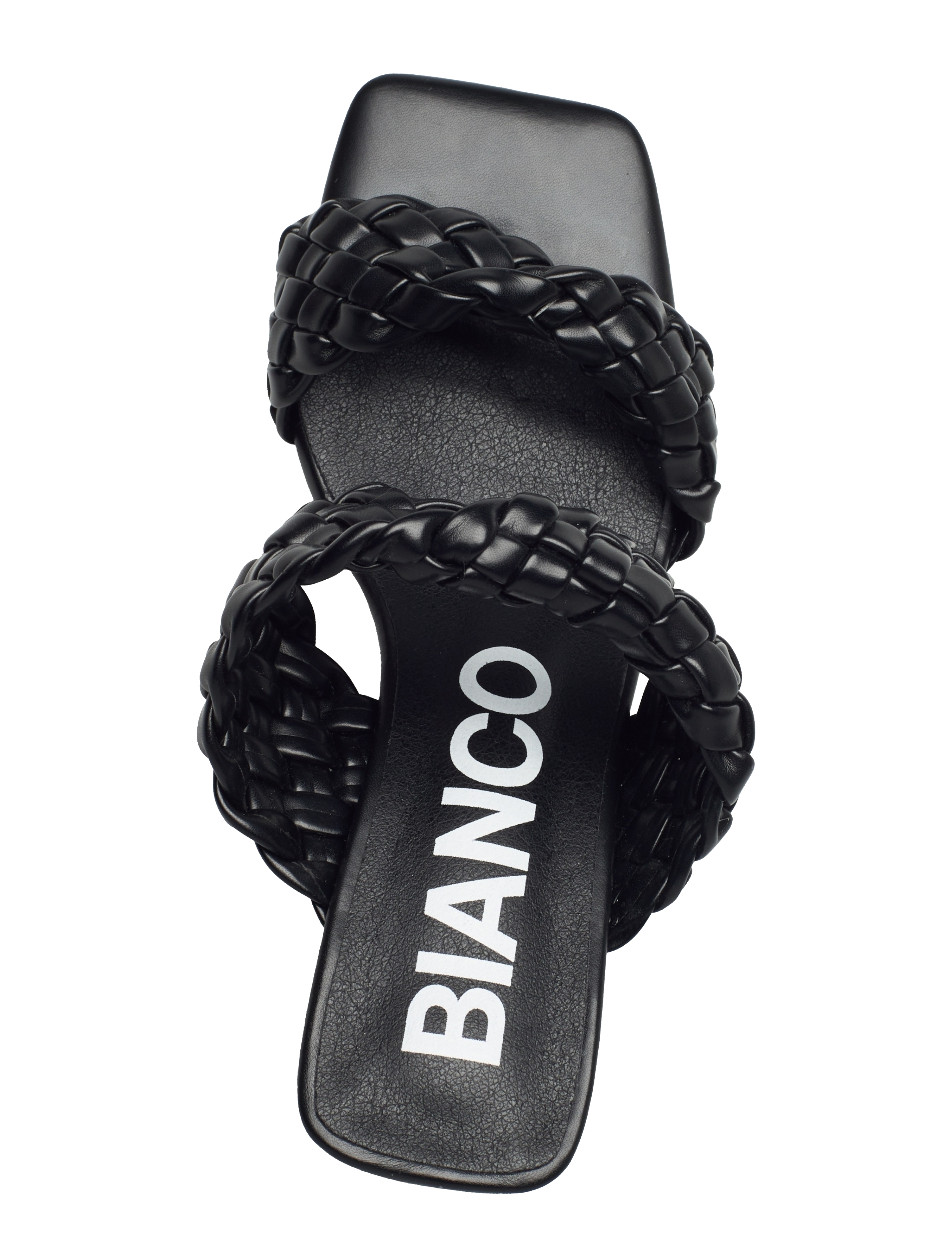 Bianco - BIAJOYCE Braided Mule PU - black - 3