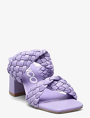 Bianco - BIAJOYCE Braided Mule PU - heeled mules - light purple - 0