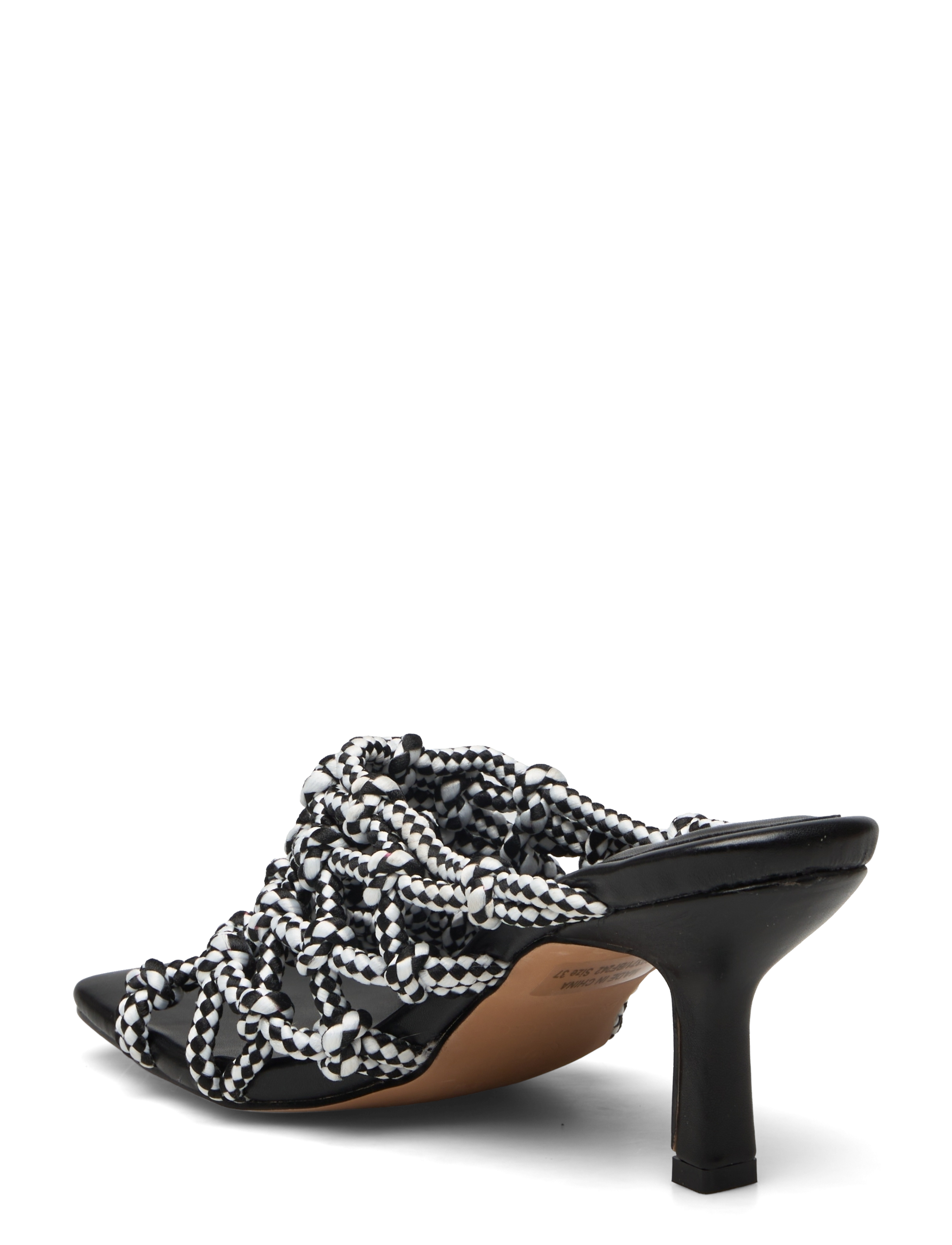 Bianco - BIALULU Rope Mule Heel - black - 2