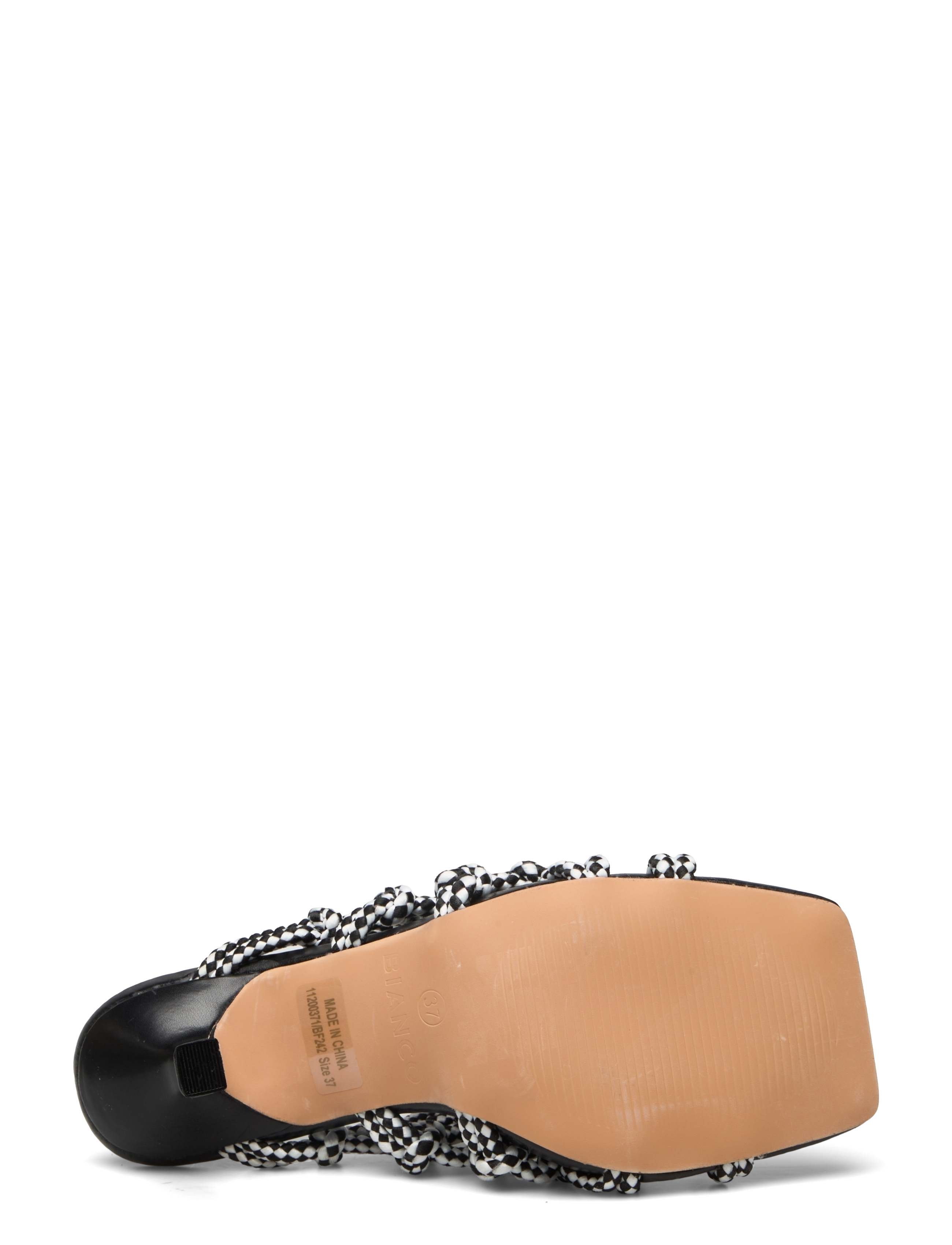 Bianco - BIALULU Rope Mule Heel - black - 4
