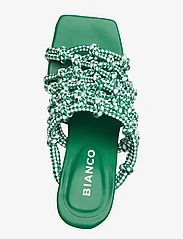 Bianco - BIALULU Rope Mule Heel - basutės su kulnu - green pop - 3