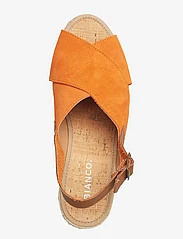 Bianco - BIAANJA Cross Wedge - heeled espadrilles - orange - 3