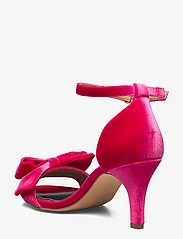 Bianco - BIAADORE Bow Sandal Velvet - hot pink - 2