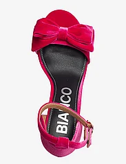 Bianco - BIAADORE Bow Sandal Velvet - hot pink - 3