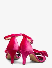 Bianco - BIAADORE Bow Sandal Velvet - hot pink - 4