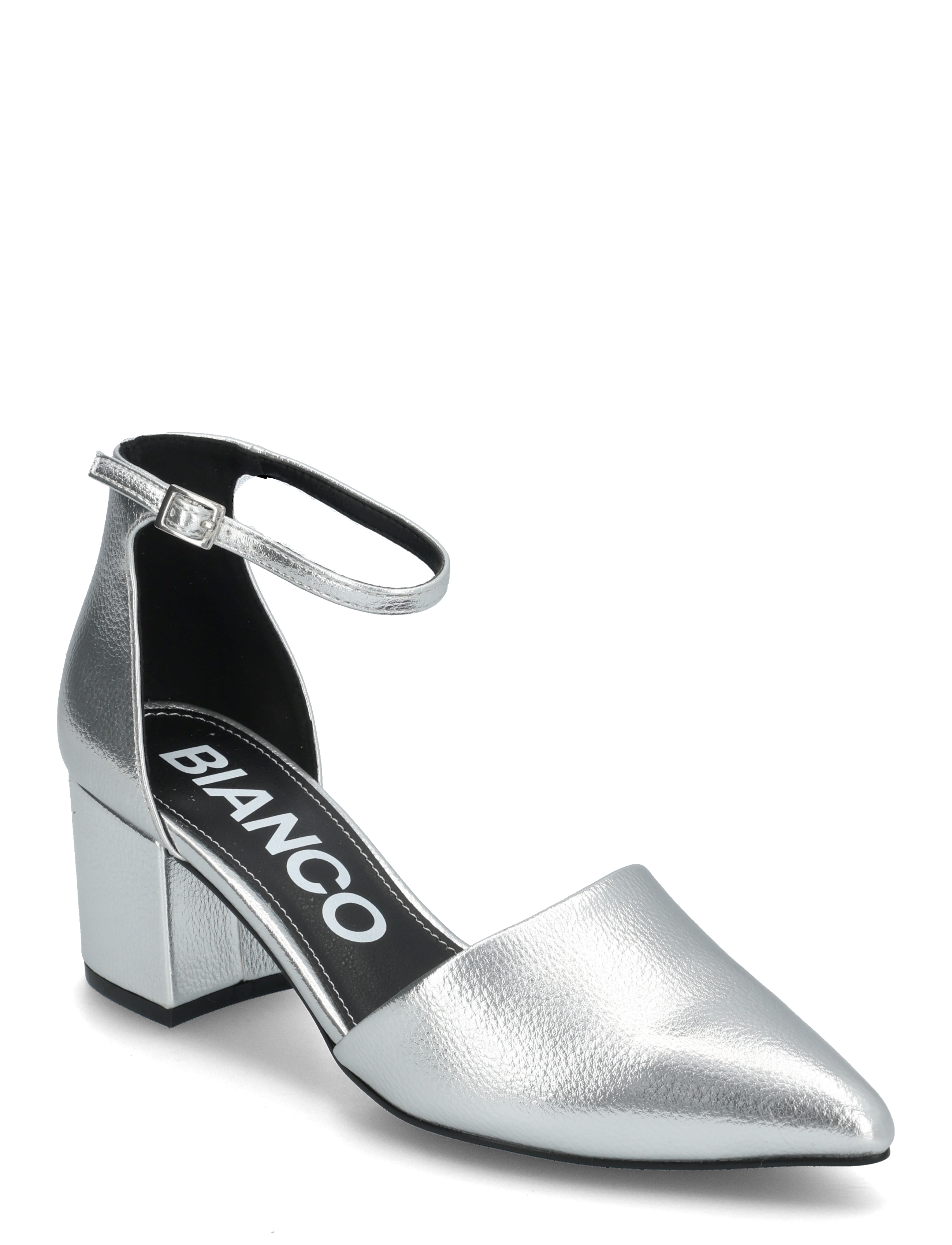 Bianco BIADEVIVED Pump Metallic PU - Sandaler - SILVER / silver