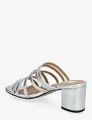 Bianco - BIABELLE High Heeled Mule Metallic leather - heeled sandals - silver - 2