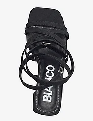 Bianco - BIAJOYCE Sandal Micro Suede - sandales à talons - black - 3
