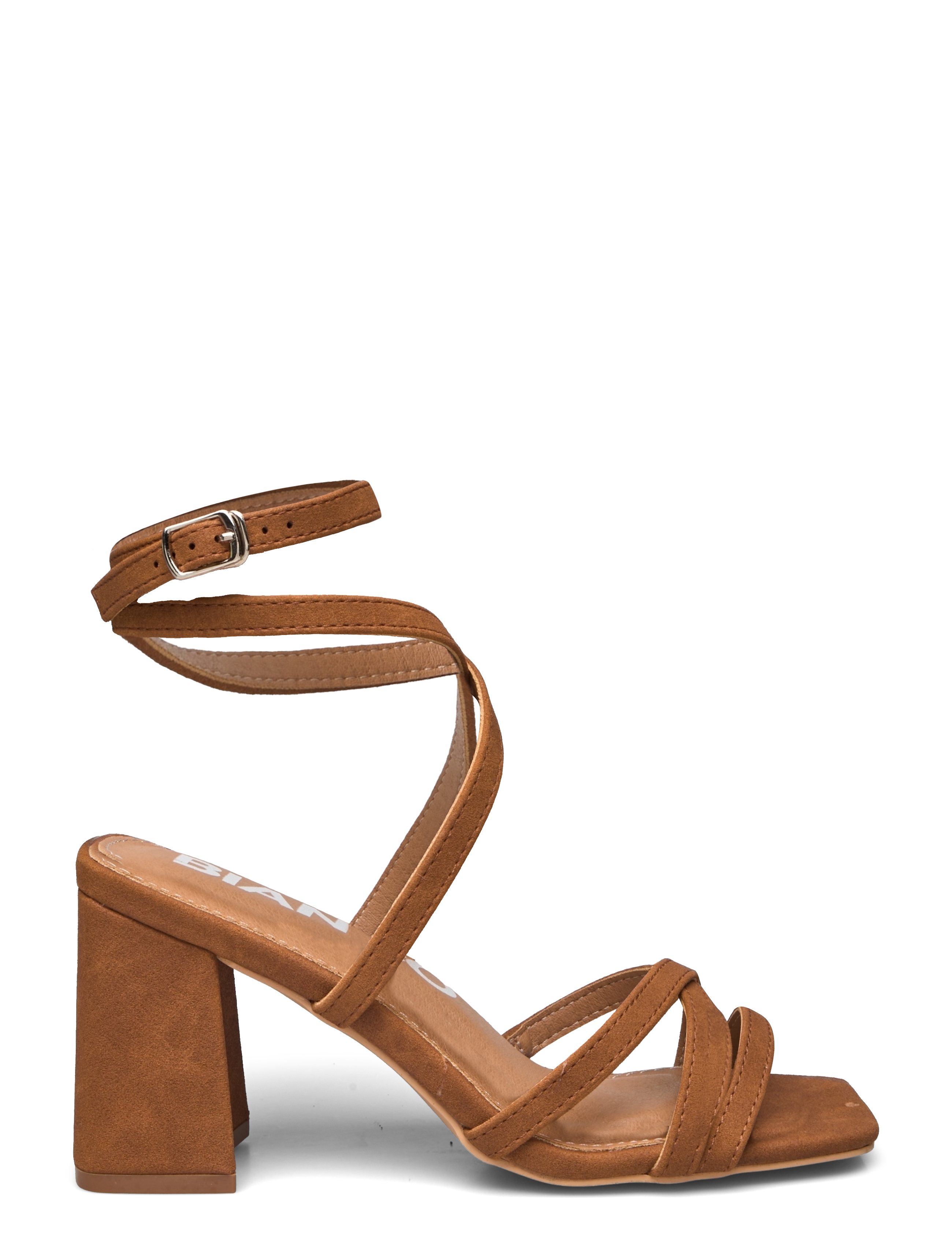Bianco - BIAJOYCE Sandal Micro Suede - cognac - 1