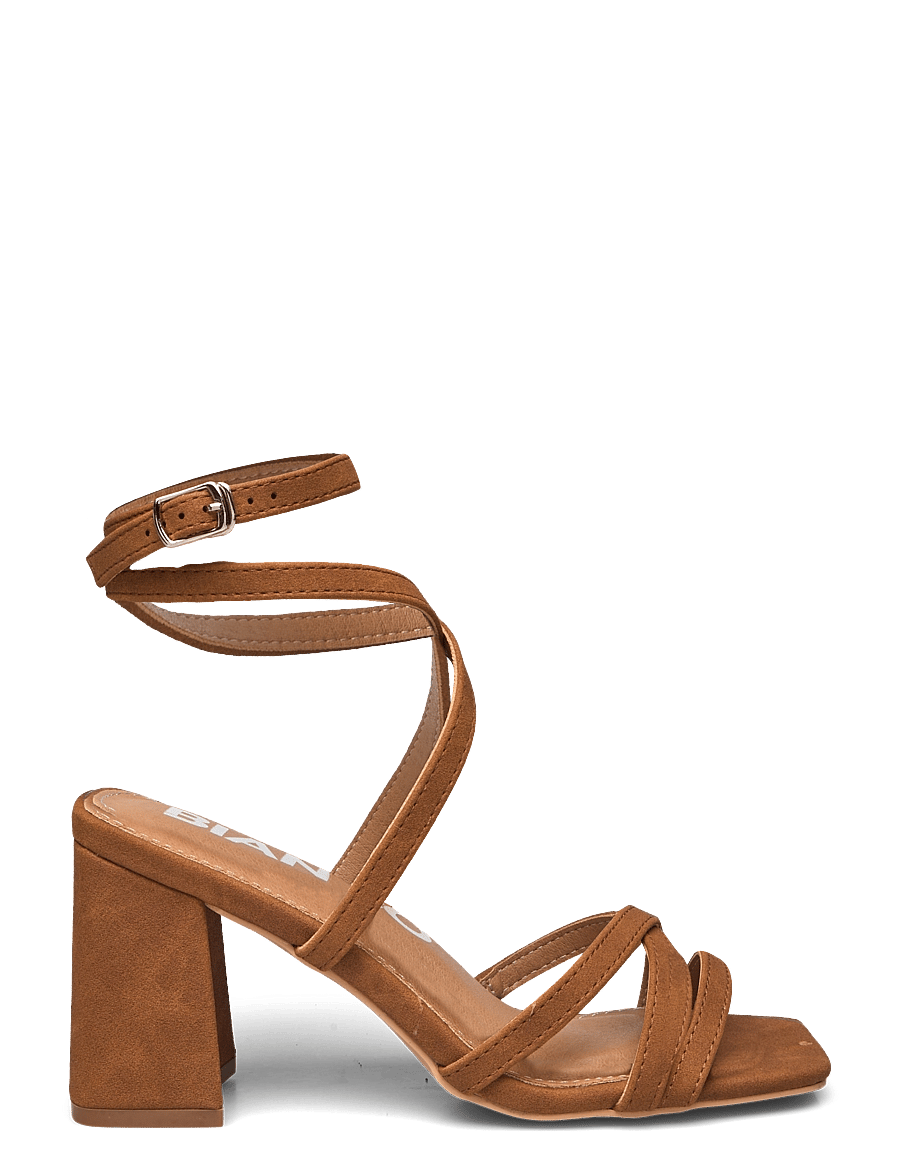 Bianco - BIAJOYCE Sandal Micro Suede - cognac - 1