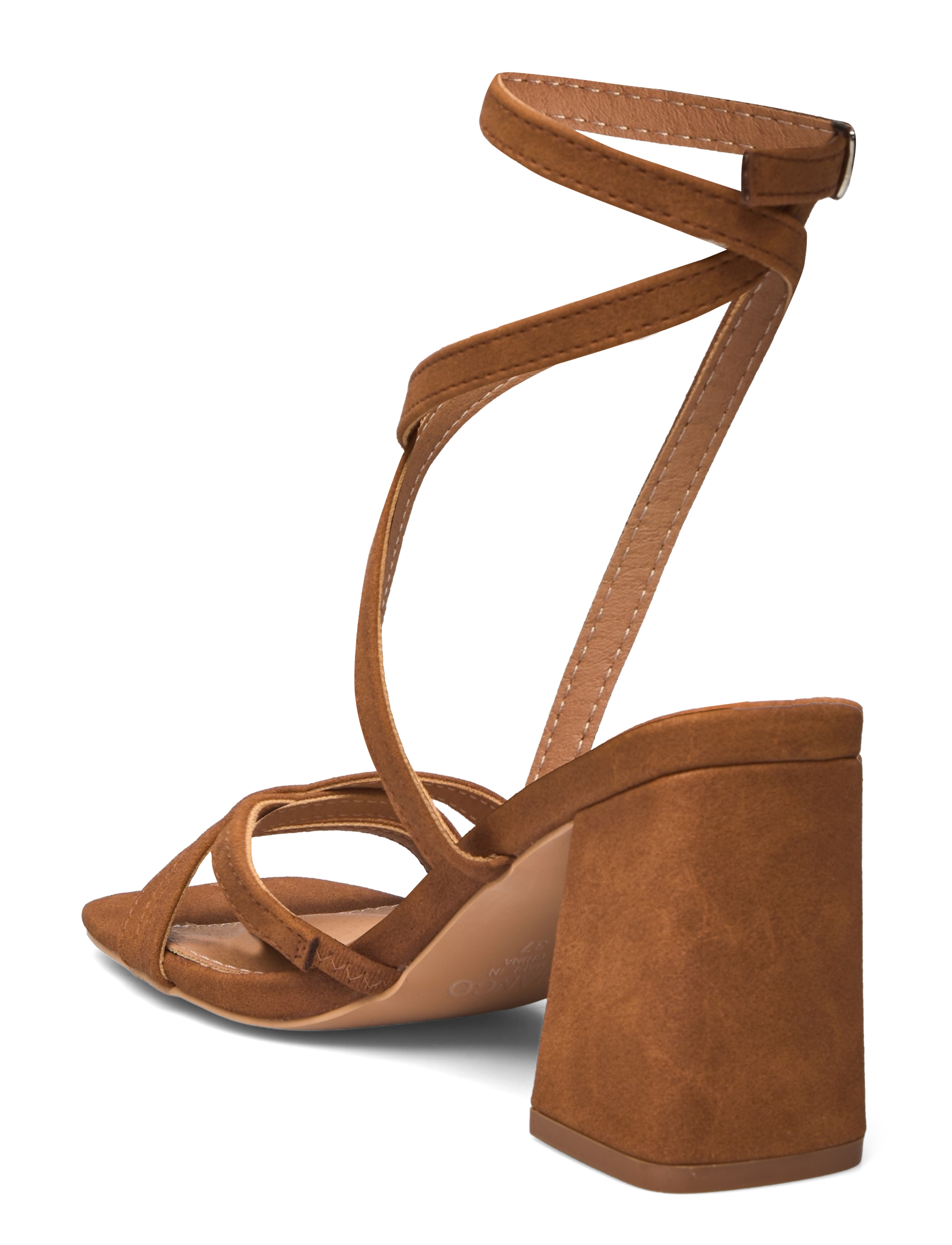 Bianco - BIAJOYCE Sandal Micro Suede - cognac - 2