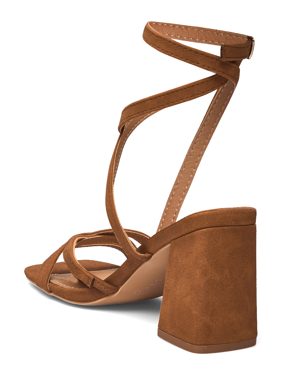 Bianco - BIAJOYCE Sandal Micro Suede - cognac - 2
