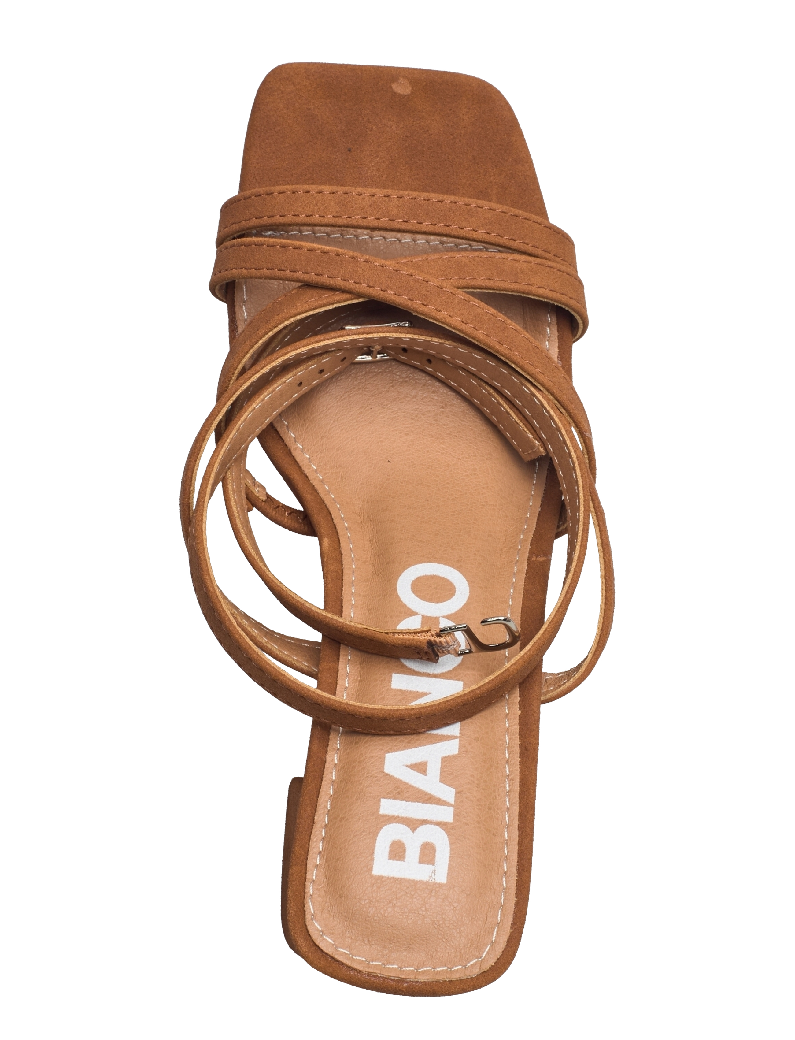 Bianco - BIAJOYCE Sandal Micro Suede - cognac - 3
