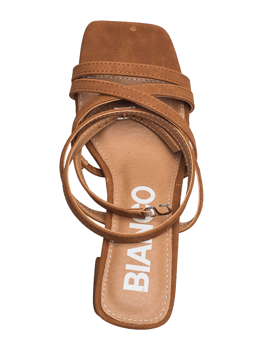 Bianco - BIAJOYCE Sandal Micro Suede - cognac - 3