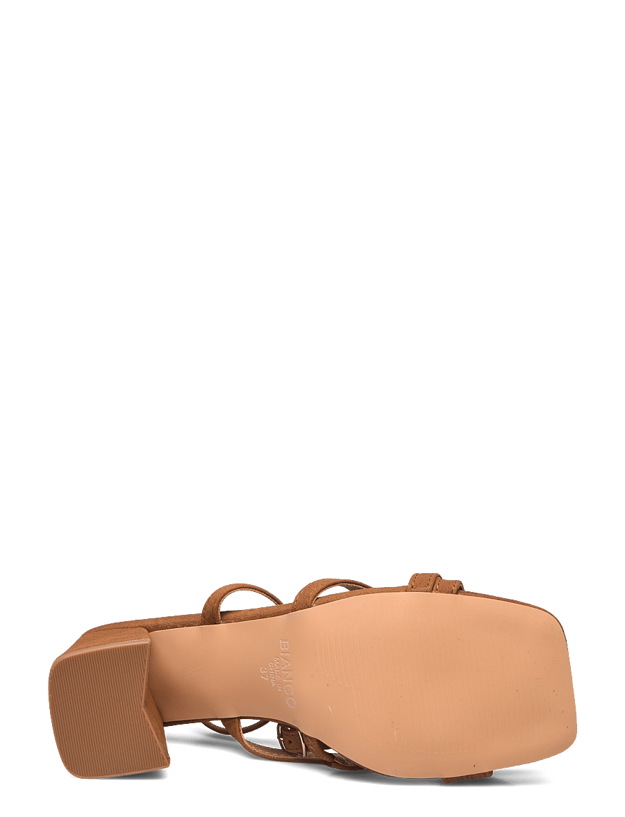 Bianco - BIAJOYCE Sandal Micro Suede - cognac - 4