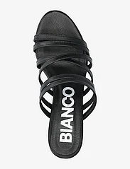 Bianco - BIABELLE High Heeled Mule Smooth leather - sandaletter - black - 3