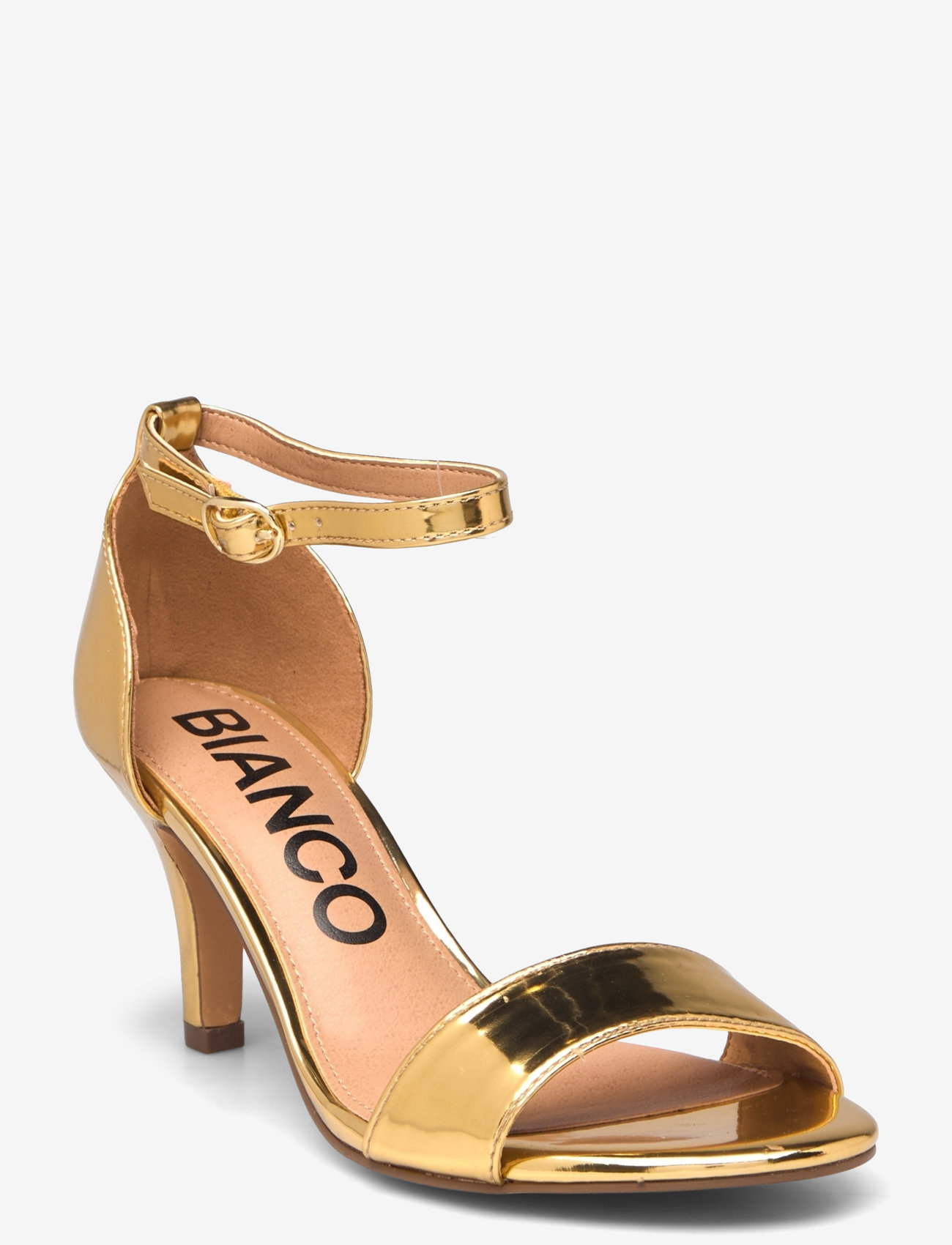 Bianco - BIAADORE Sandal Patent - heeled sandals - gold - 0