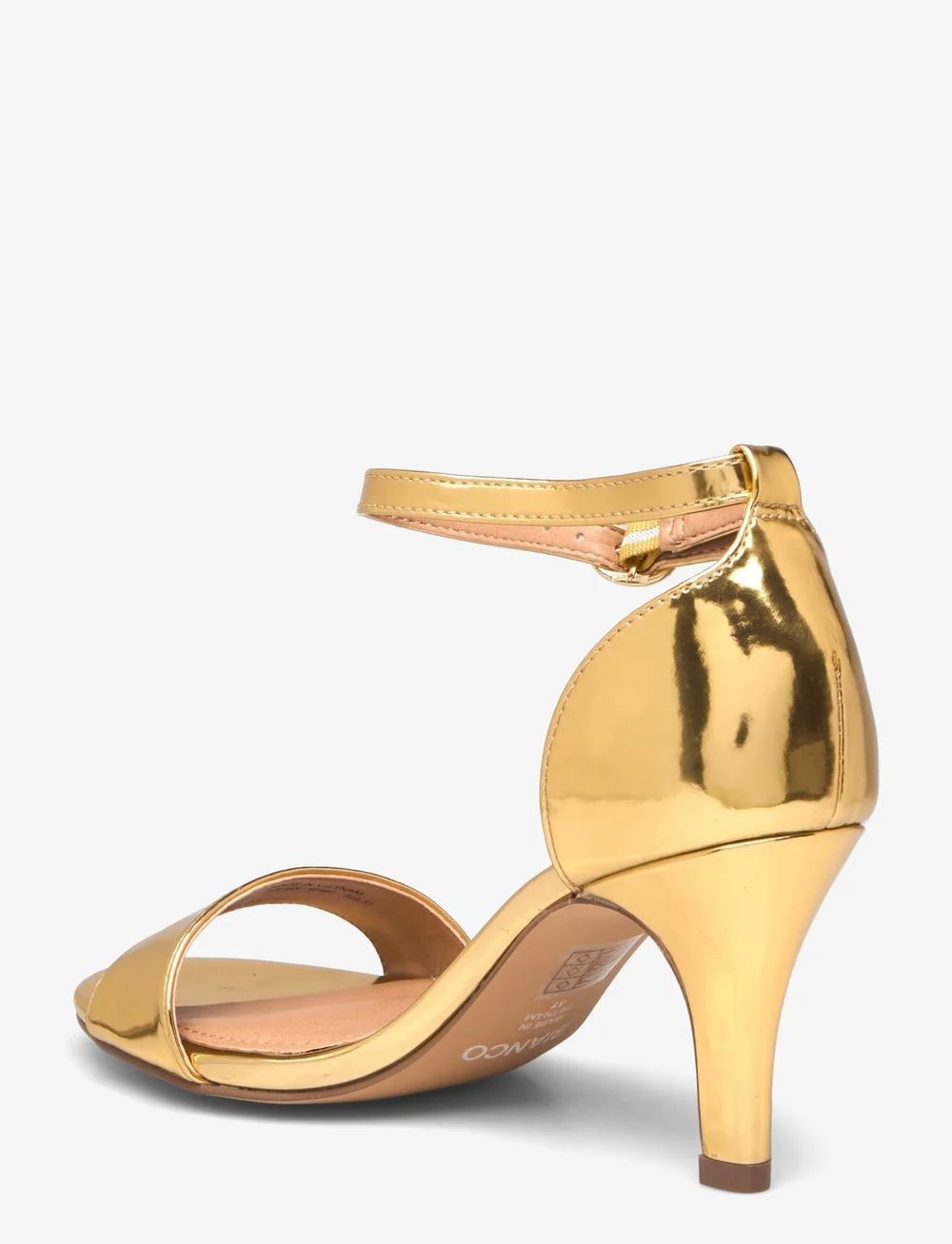 Bianco - BIAADORE Sandal Patent - lahtised kontsakingad - gold - 2