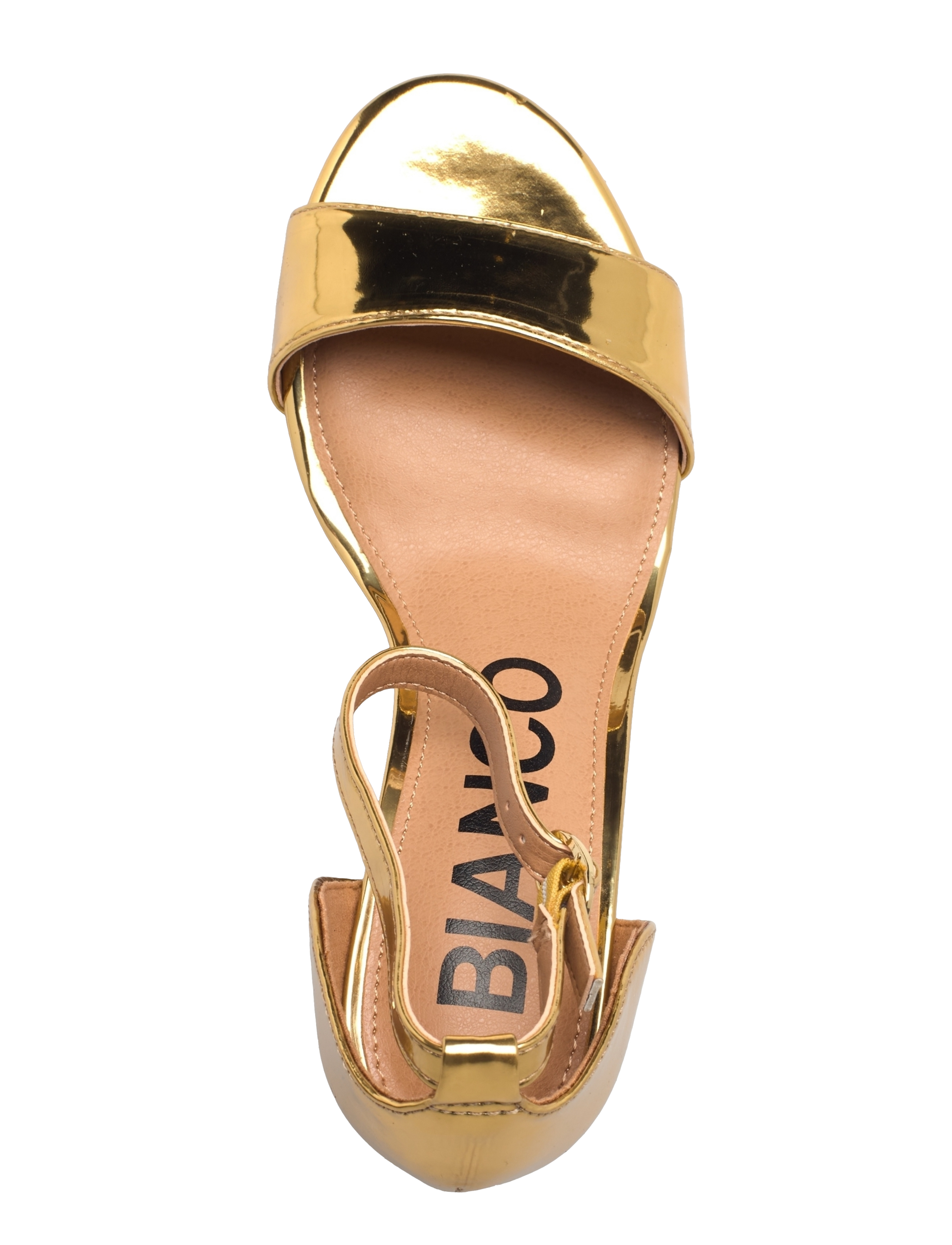 Bianco - BIAADORE Sandal Patent - gold - 3
