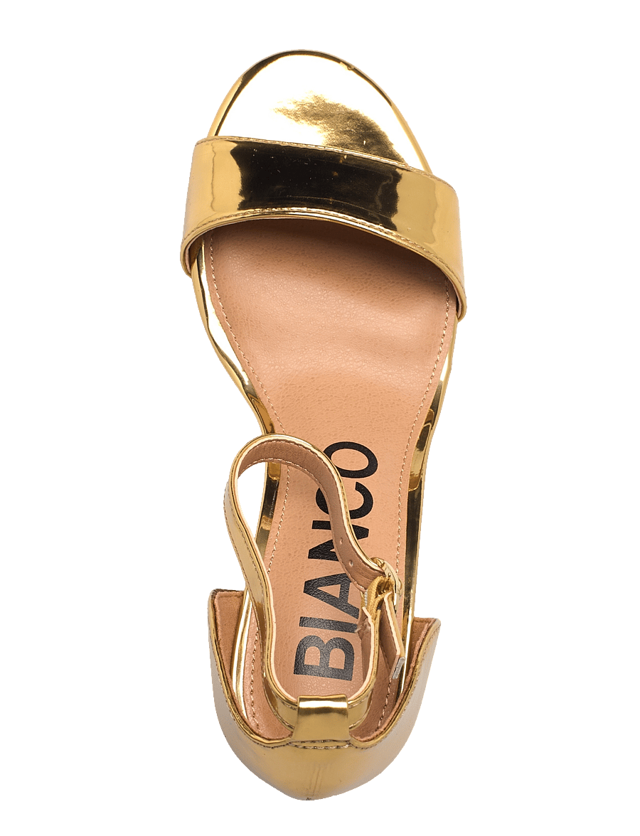 Bianco - BIAADORE Sandal Patent - gold - 3