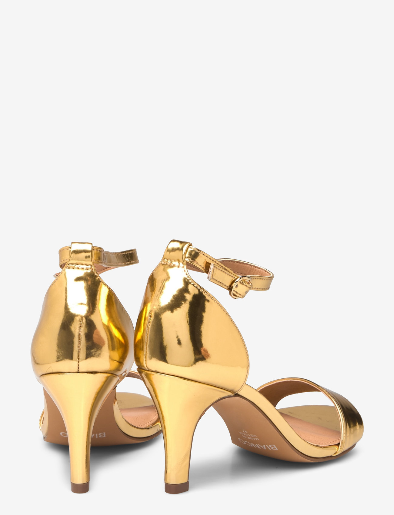 Bianco - BIAADORE Sandal Patent - heeled sandals - gold - 4