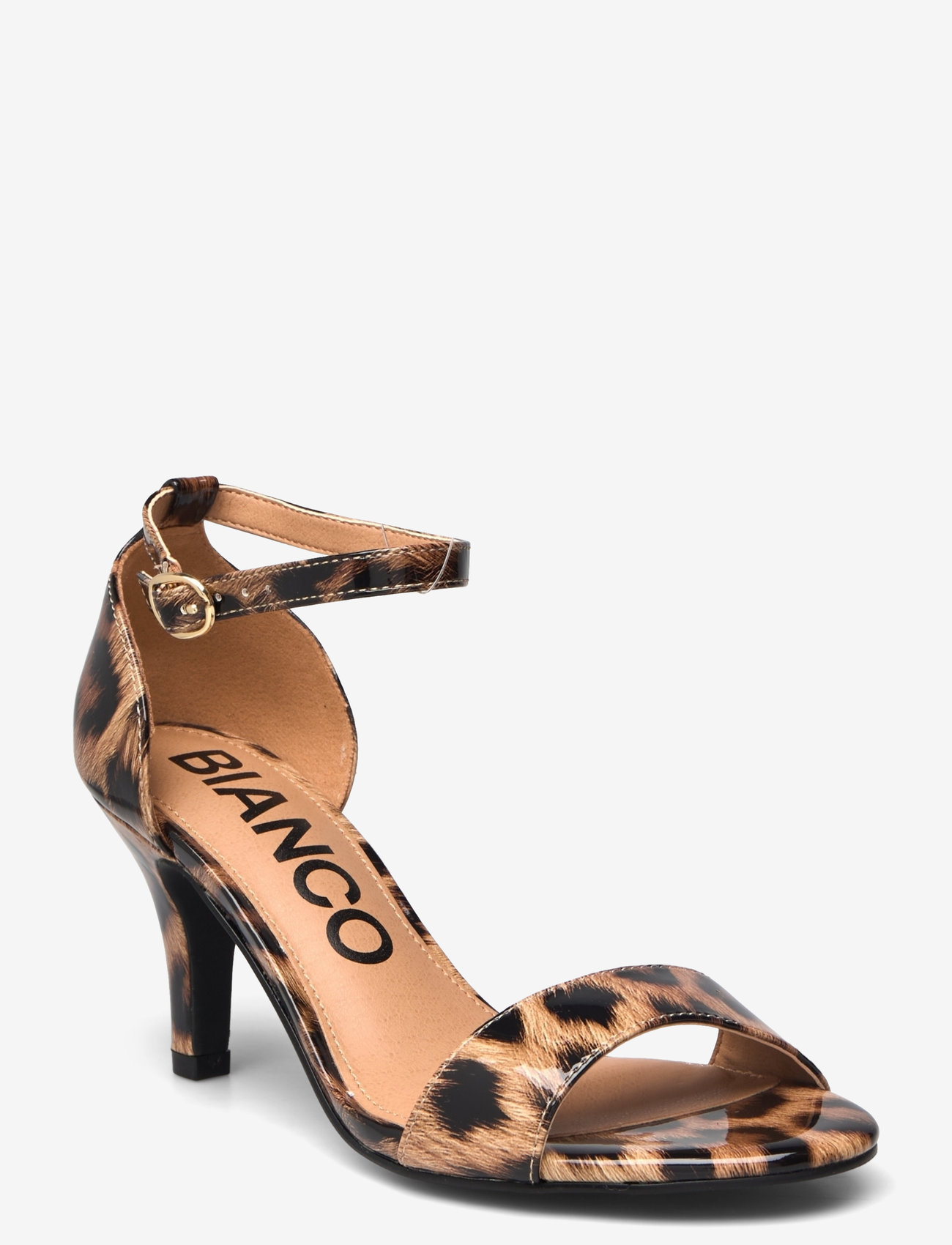 Bianco - BIAADORE Sandal Patent - sandaletten - leo print - 1