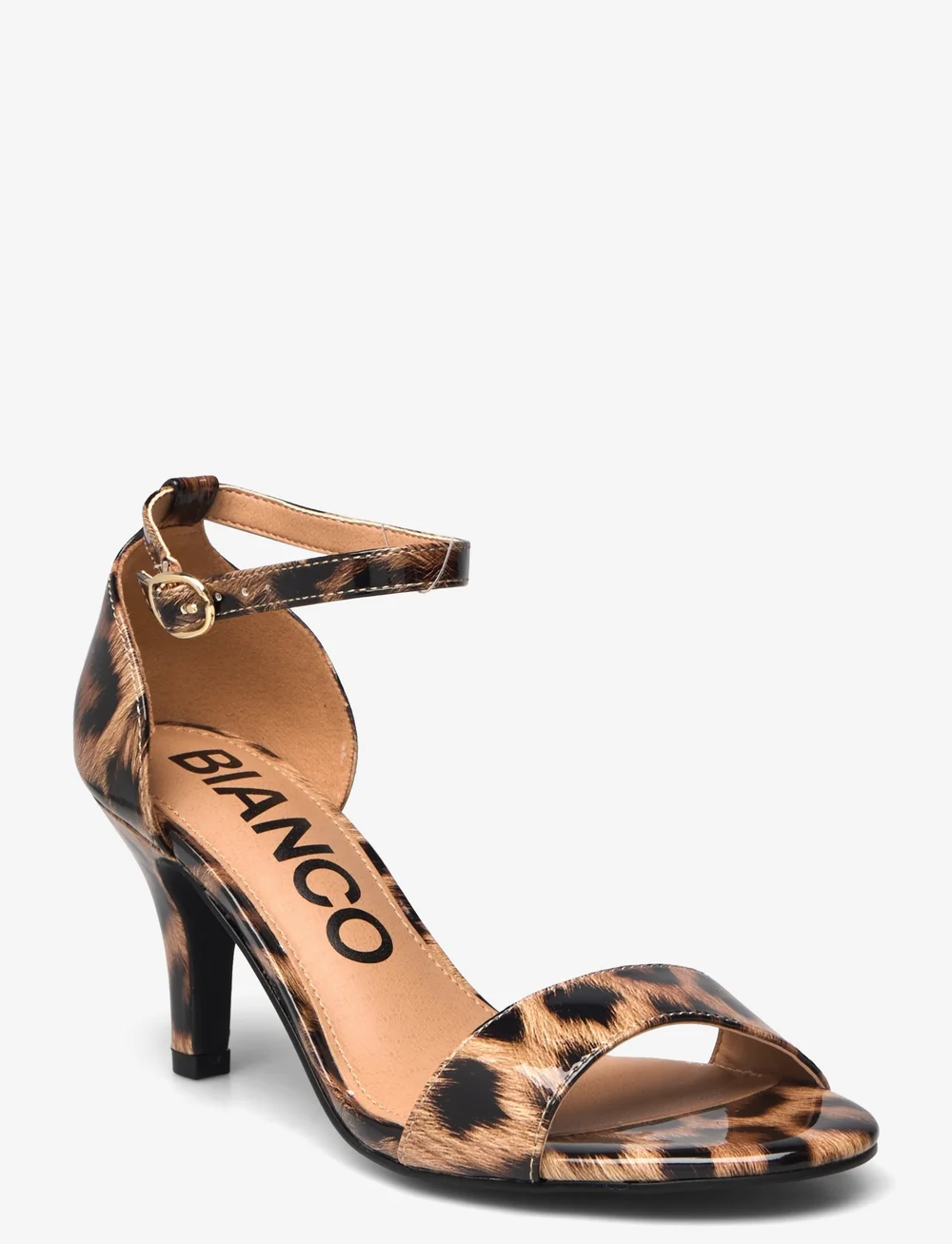 Bianco - BIAADORE Sandal Patent - sandaletten - leo print - 1