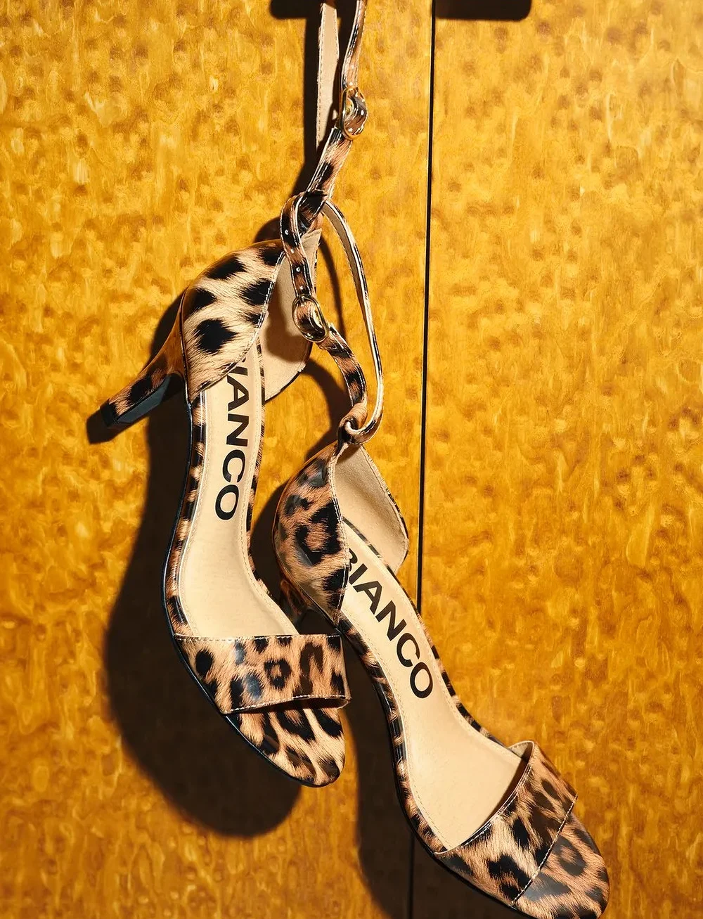 Bianco - BIAADORE Sandal Patent - sandaletten - leo print - 0