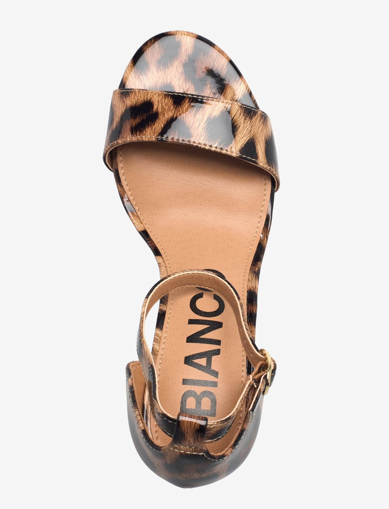 Bianco - BIAADORE Sandal Patent - sandaletten - leo print - 4