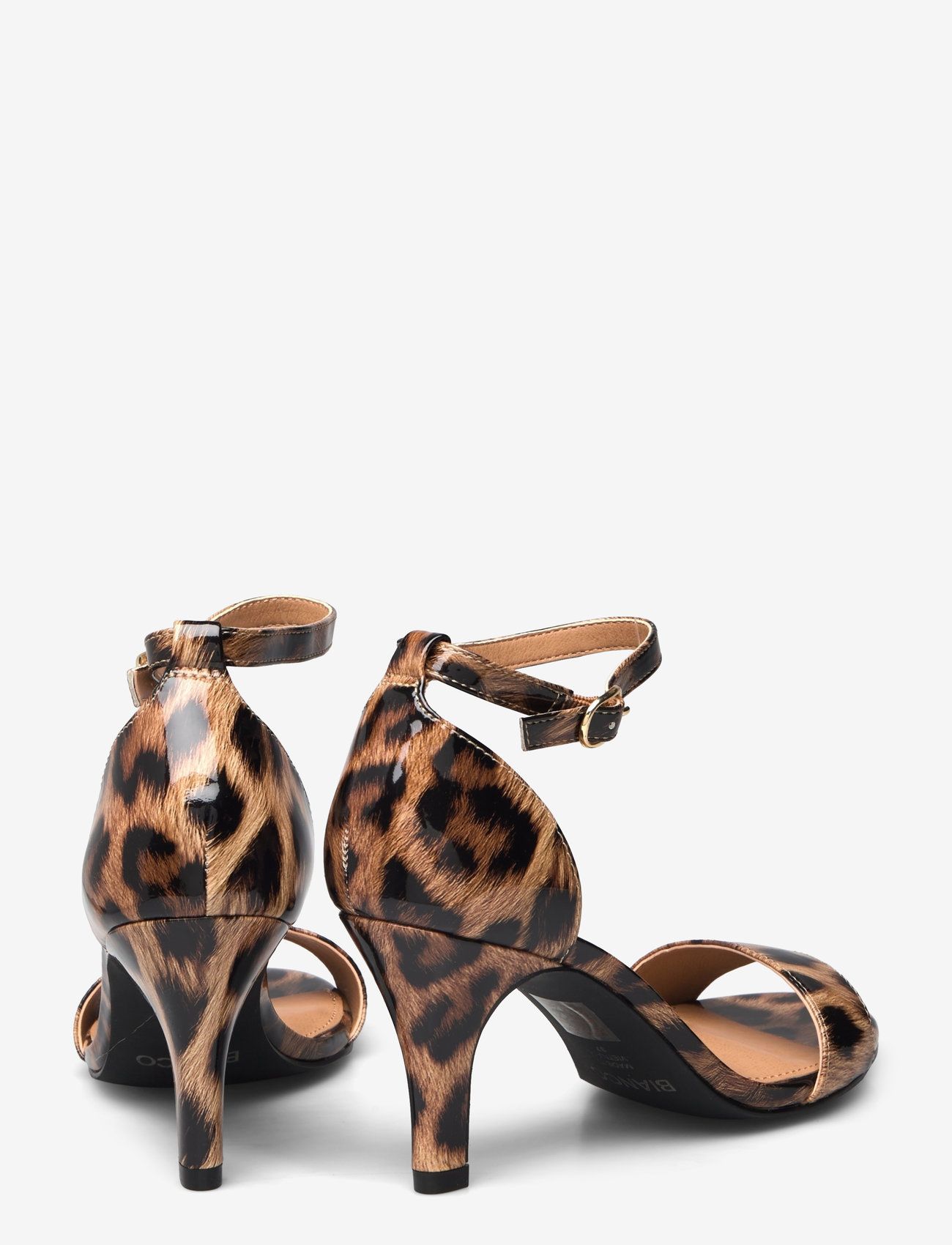 Bianco - BIAADORE Sandal Patent - sandaletten - leo print - 5