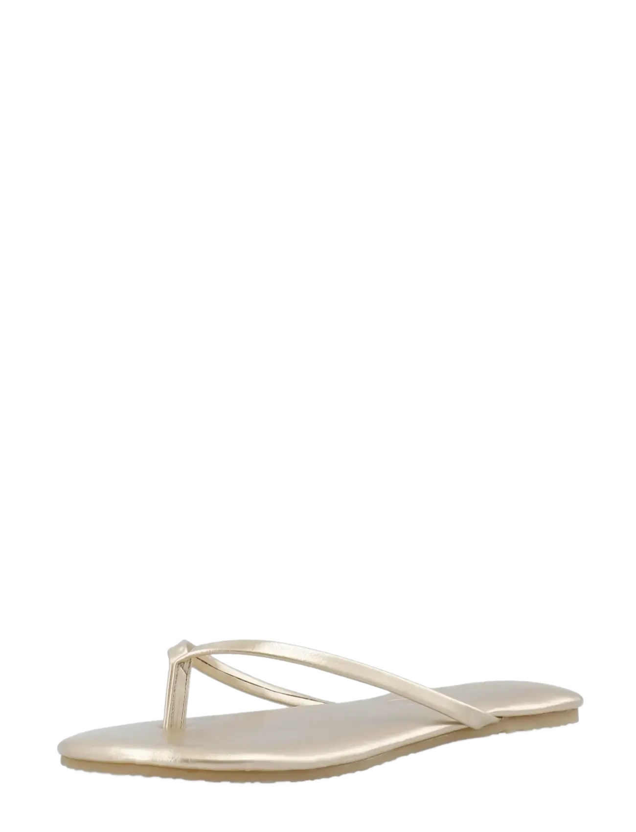 Bianco Biamexico Flip Flop Faux Leather, 37, Gold, Sandaler > Flip Flops, Dame