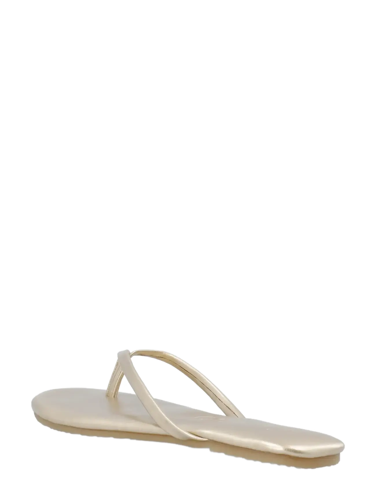 Bianco - BIAMEXICO Flip Flop Faux Leather - flade sandaler - gold - 2
