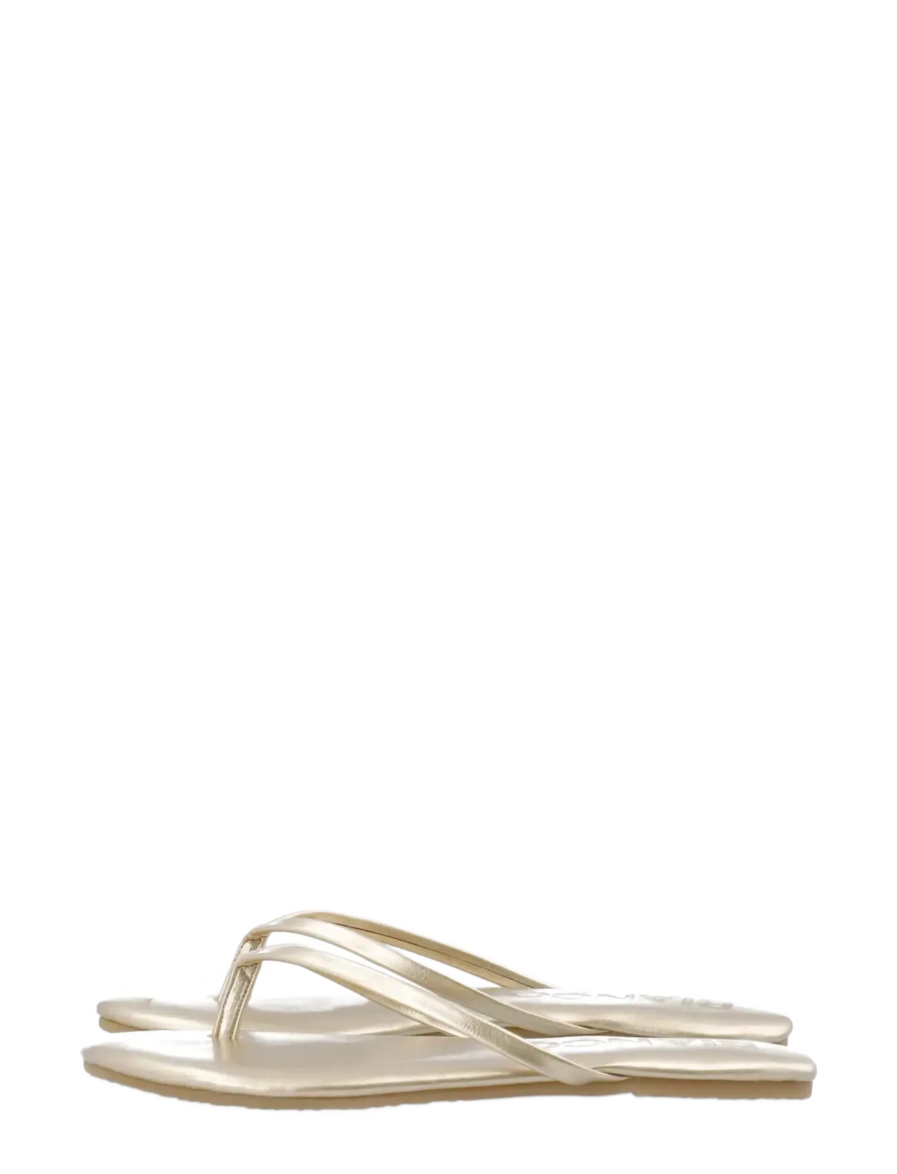 Bianco - BIAMEXICO Flip Flop Faux Leather - flade sandaler - gold - 5
