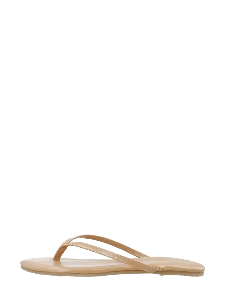 Bianco - BIAMEXICO Flip Flop Faux Leather - madalad sandaalid - nude - 1