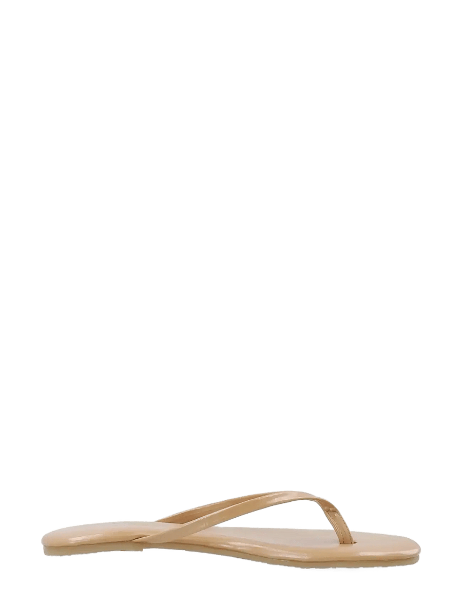 Bianco - BIAMEXICO Flip Flop Faux Leather - madalad sandaalid - nude - 3