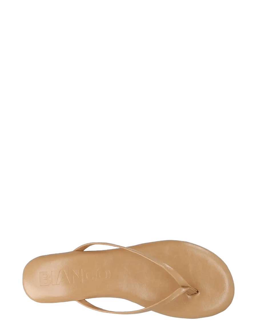 Bianco - BIAMEXICO Flip Flop Faux Leather - madalad sandaalid - nude - 4