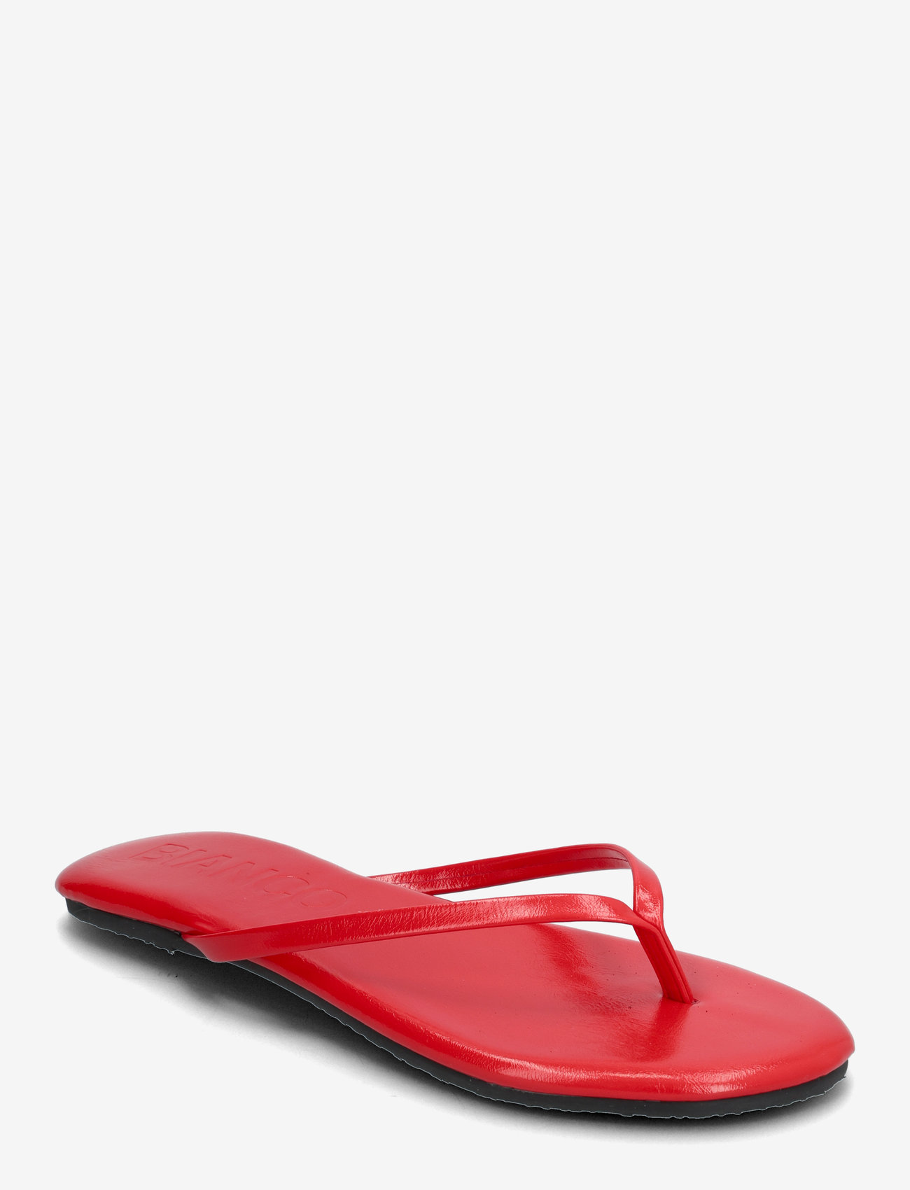 Bianco - BIAMEXICO Flip Flop Faux Leather - flip flops - red - 1