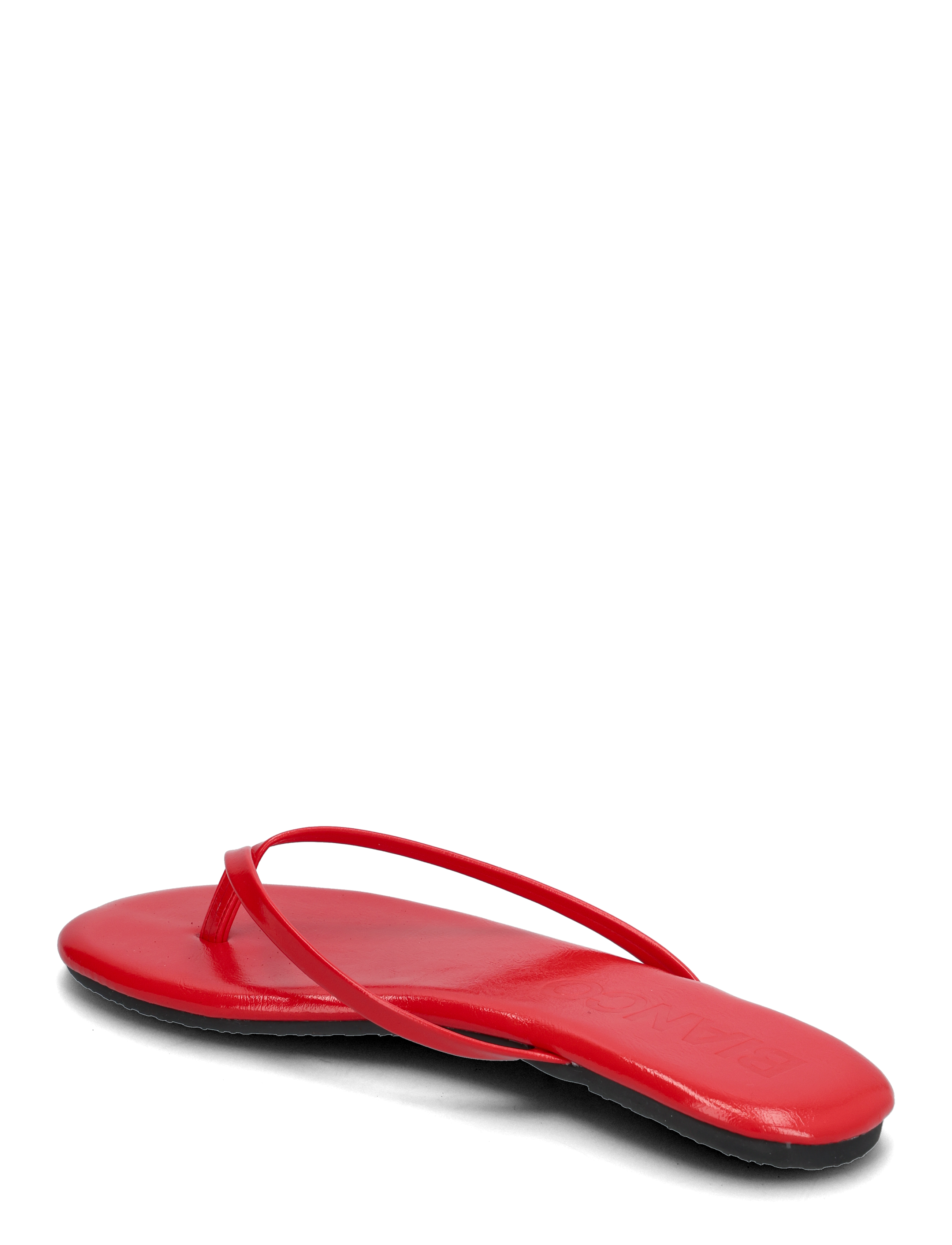 Bianco - BIAMEXICO Flip Flop Faux Leather - flip flops - red - 3
