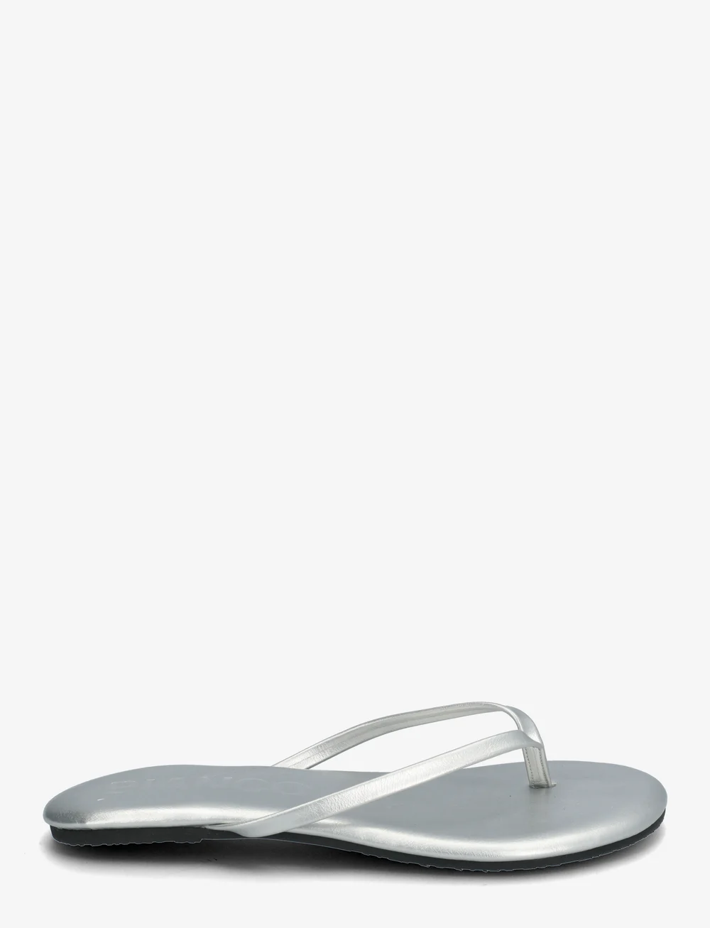 Bianco - BIAMEXICO Flip Flop Faux Leather - flip flops - silver - 2