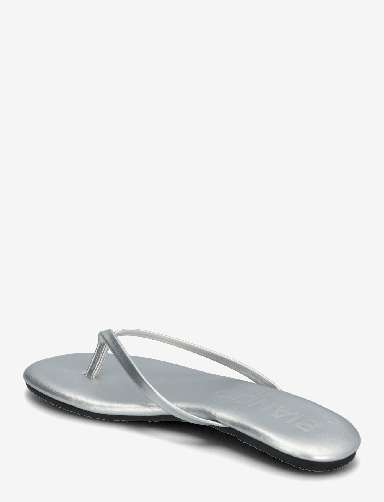 Bianco - BIAMEXICO Flip Flop Faux Leather - flip flops - silver - 3
