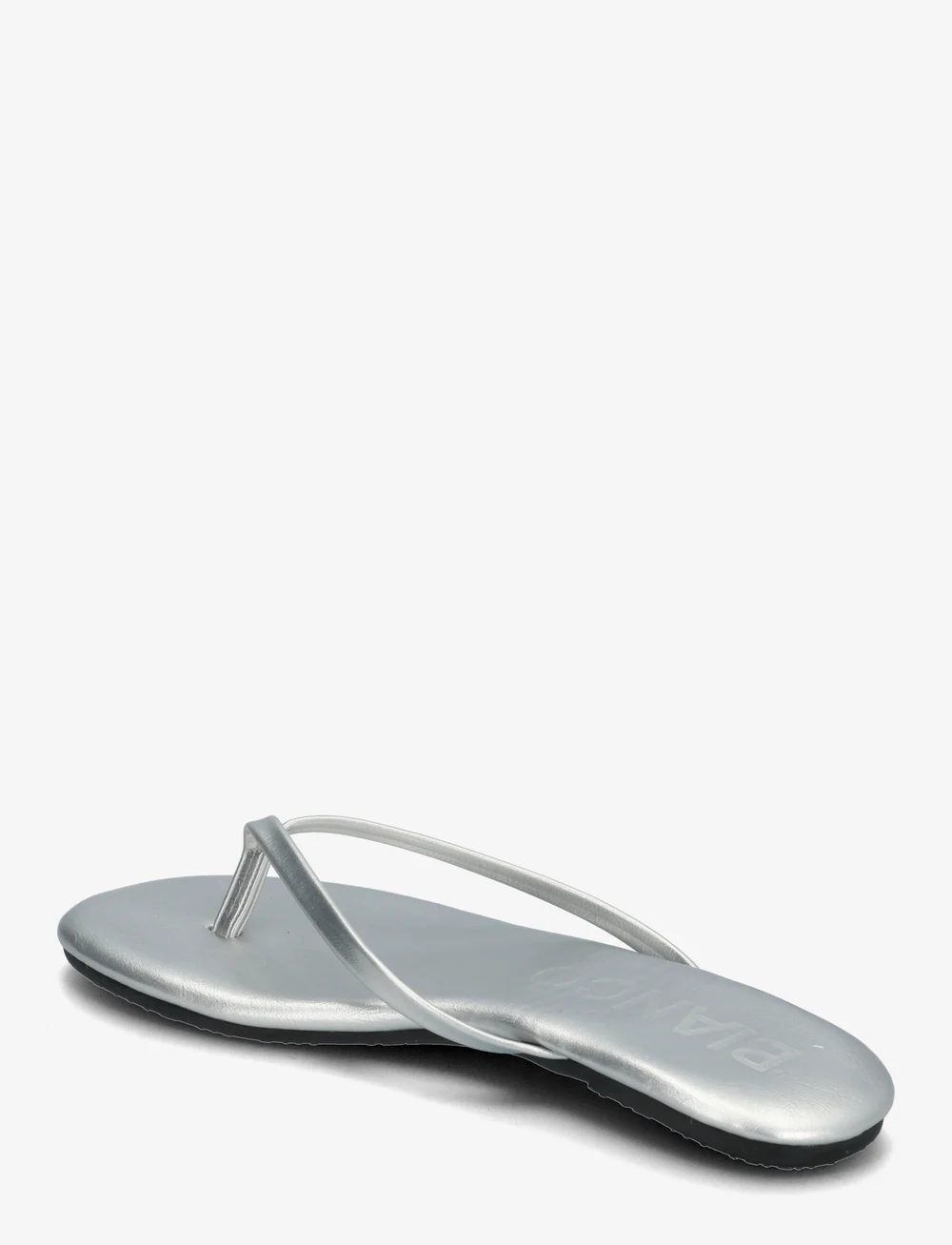 Bianco - BIAMEXICO Flip Flop Faux Leather - flip flops - silver - 3