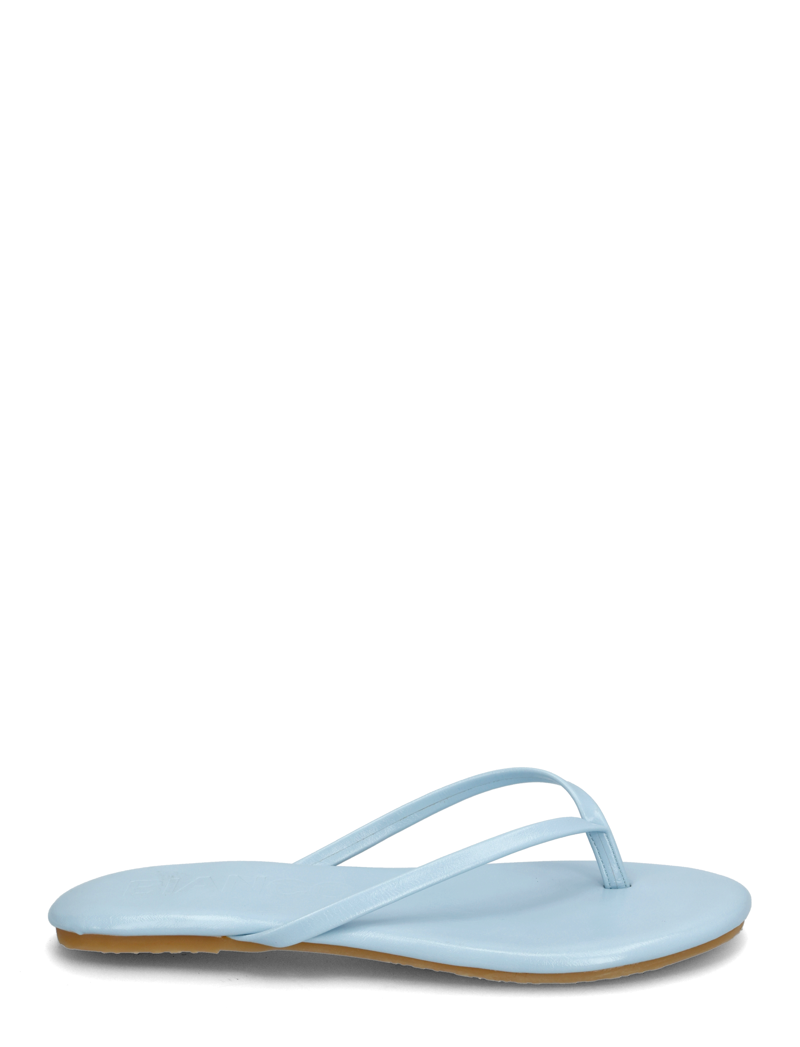 Bianco - BIAMEXICO Flip Flop Faux Leather - flache sandalen - sky blue - 2