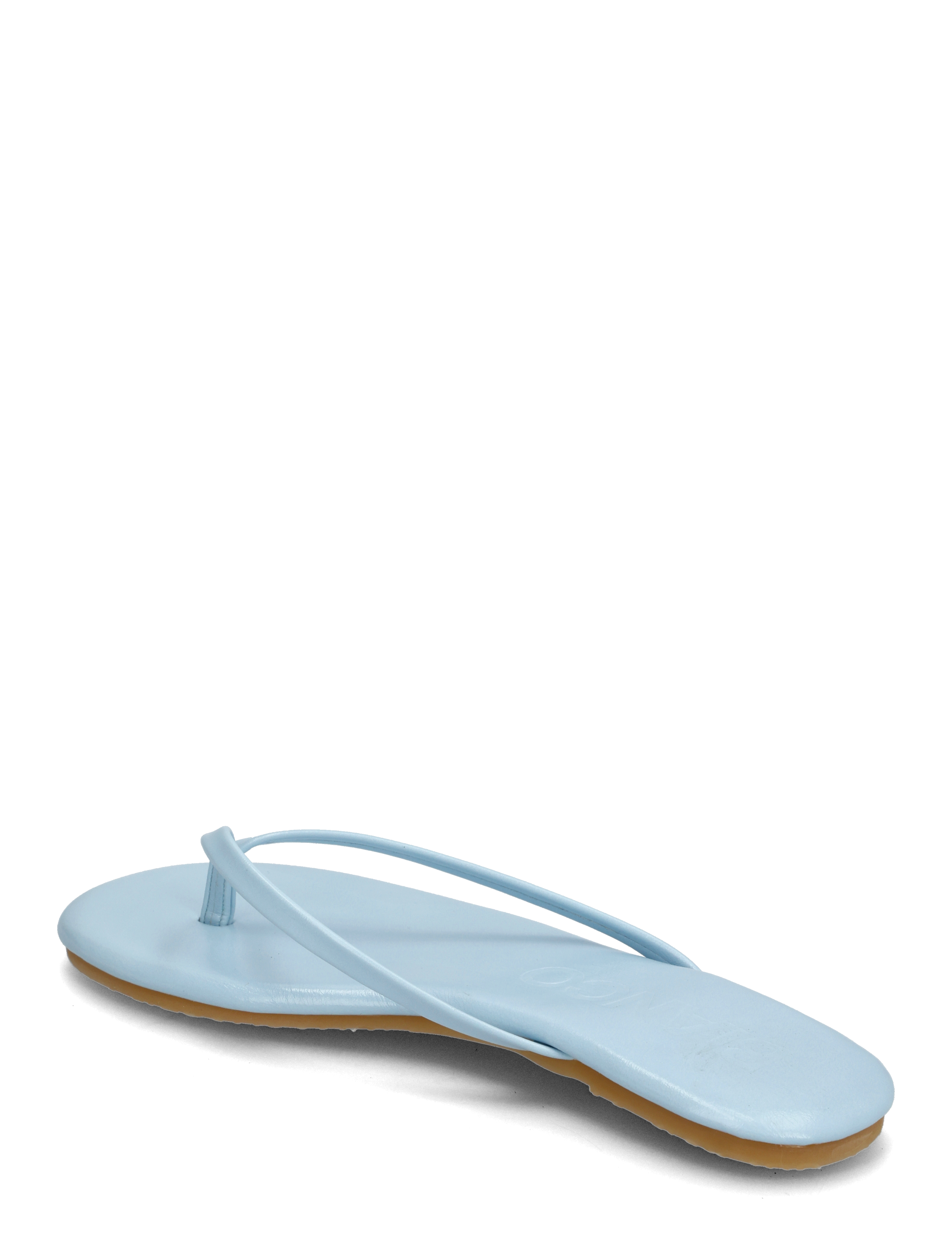 Bianco - BIAMEXICO Flip Flop Faux Leather - flache sandalen - sky blue - 3