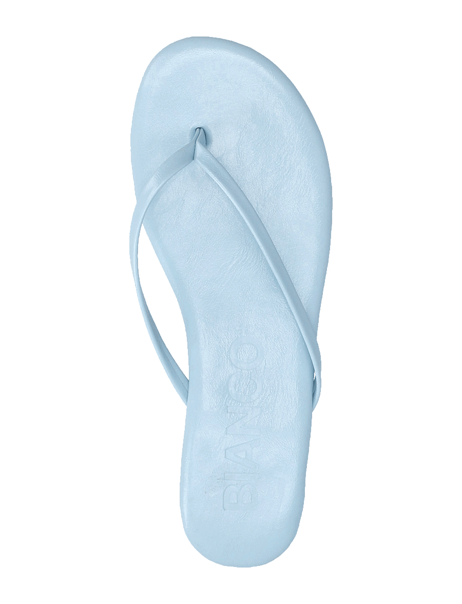 Bianco - BIAMEXICO Flip Flop Faux Leather - flade sandaler - sky blue - 4