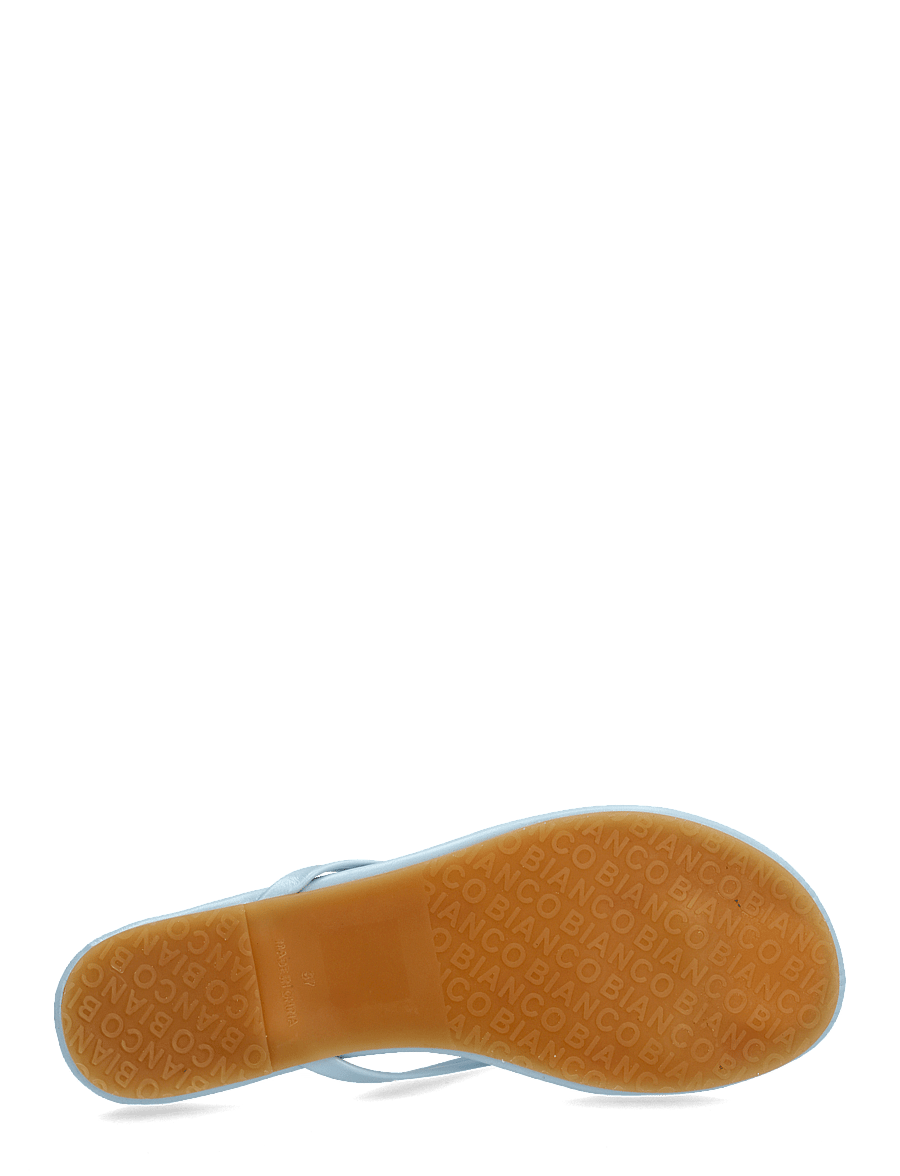 Bianco - BIAMEXICO Flip Flop Faux Leather - flade sandaler - sky blue - 5
