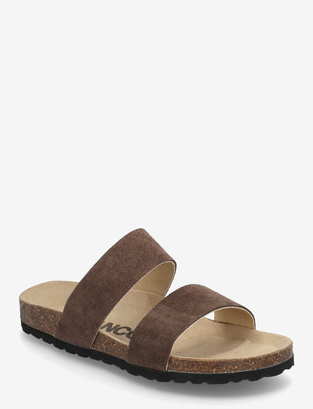 Bianco - BIABETRICIA Twin Strap Sandal Suede - sandaler - brown - 0