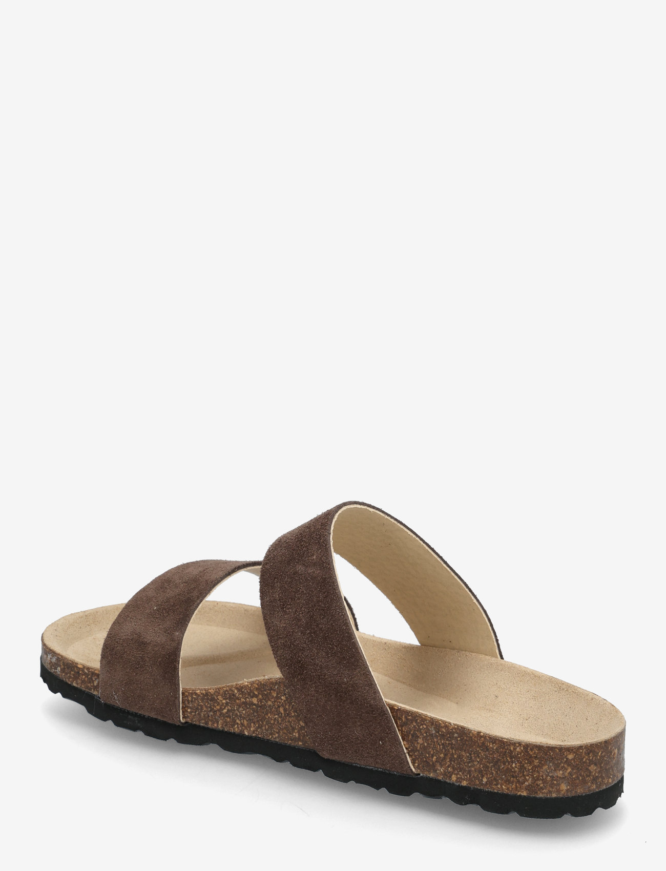 Bianco - BIABETRICIA Twin Strap Sandal Suede - sandaler - brown - 2